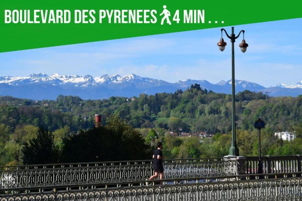 Apartamento Le Gambetta T2 Cosy Hypercentre Wifi Fibre Avec Parking Pau Exterior foto