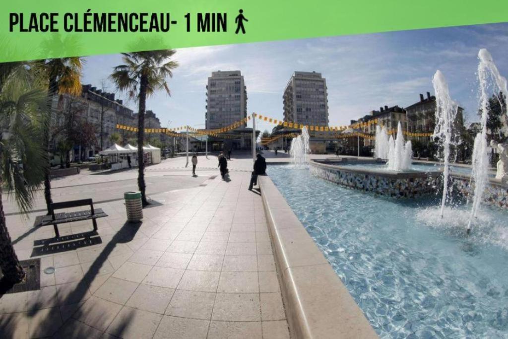 Apartamento Le Gambetta T2 Cosy Hypercentre Wifi Fibre Avec Parking Pau Exterior foto