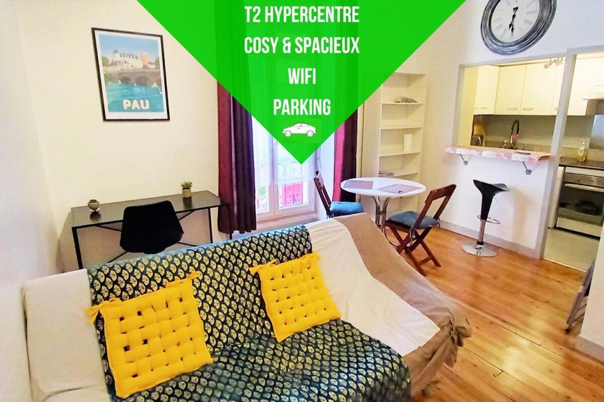 Apartamento Le Gambetta T2 Cosy Hypercentre Wifi Fibre Avec Parking Pau Exterior foto